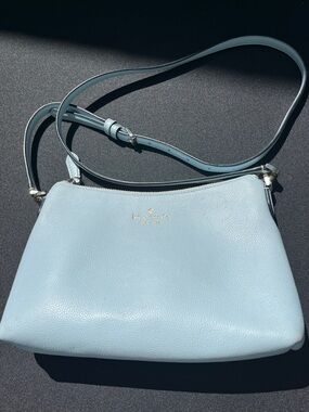 kate spade Powder Blue Pebbled Leather Crossbody